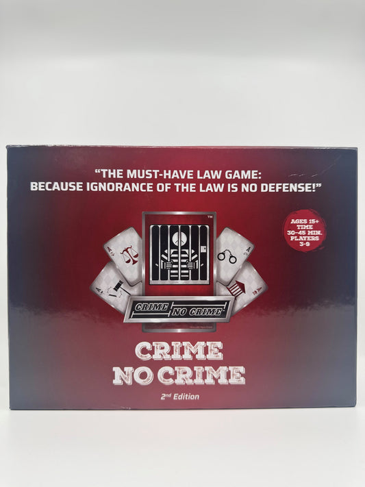 CRIME NO CRIME 2nd Edition | $10 Off Introductory Special with code 3CNC